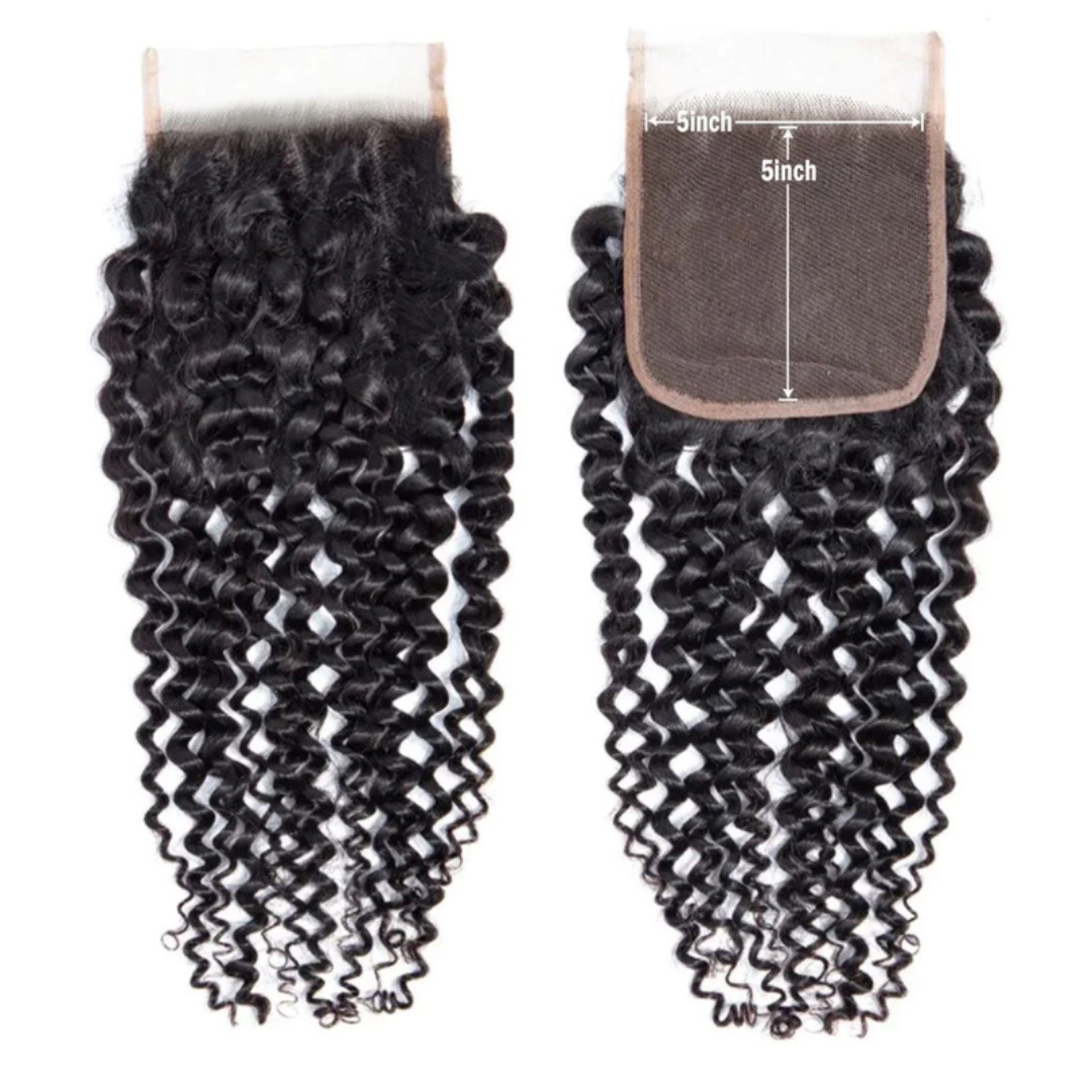 Deep Curly 4X4 Closure